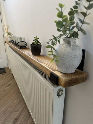 5cm depth radiator - 17.5cm, shelf
