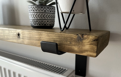 Rustic radiator shelf solid - rustic,