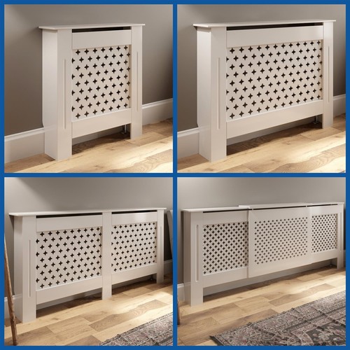 White radiator cover grill - radiator,