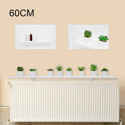 60cm white radiator - white, cover
