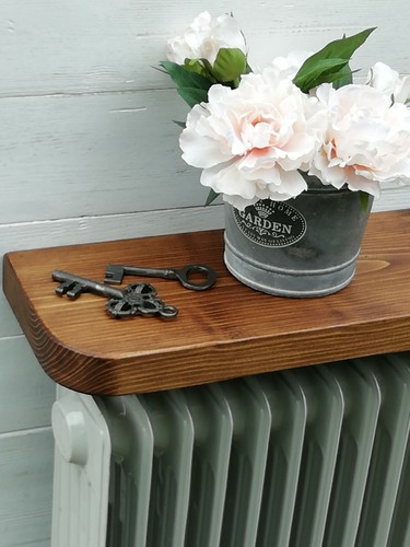 Solid pine wood - wood, radiator