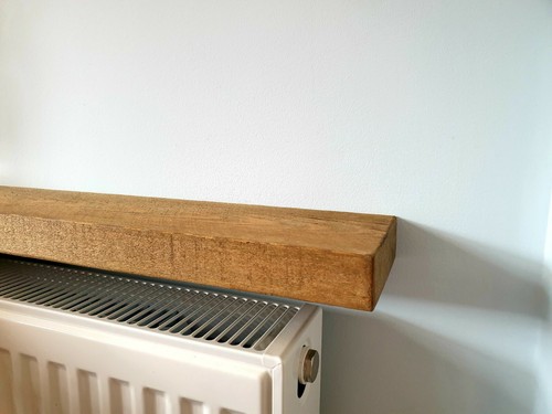 12cm wooden shelf rustic - 12cm,
