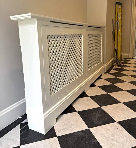 White rectangular wooden - rectangular,