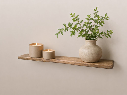 Floating rustic shelves chunky - shelves,