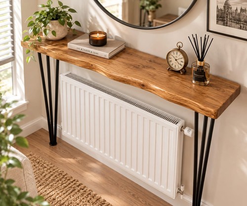 Chunky aged rustic radiator - rustic,