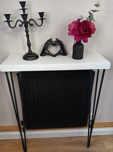 Radiator console table - table, wall