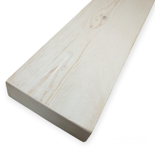 White washed shelf - washed,