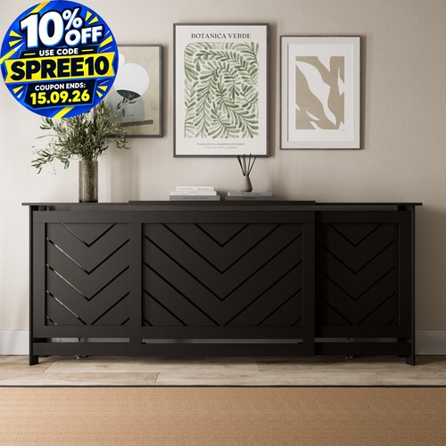 Radiator cover black - radiator, modern